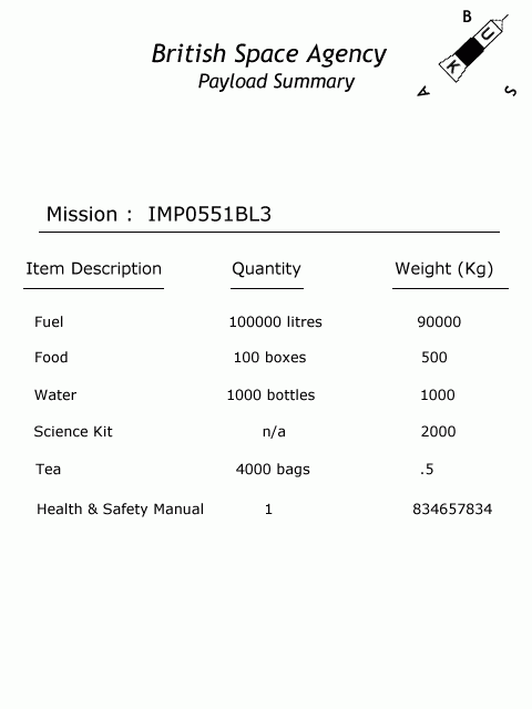 Payload